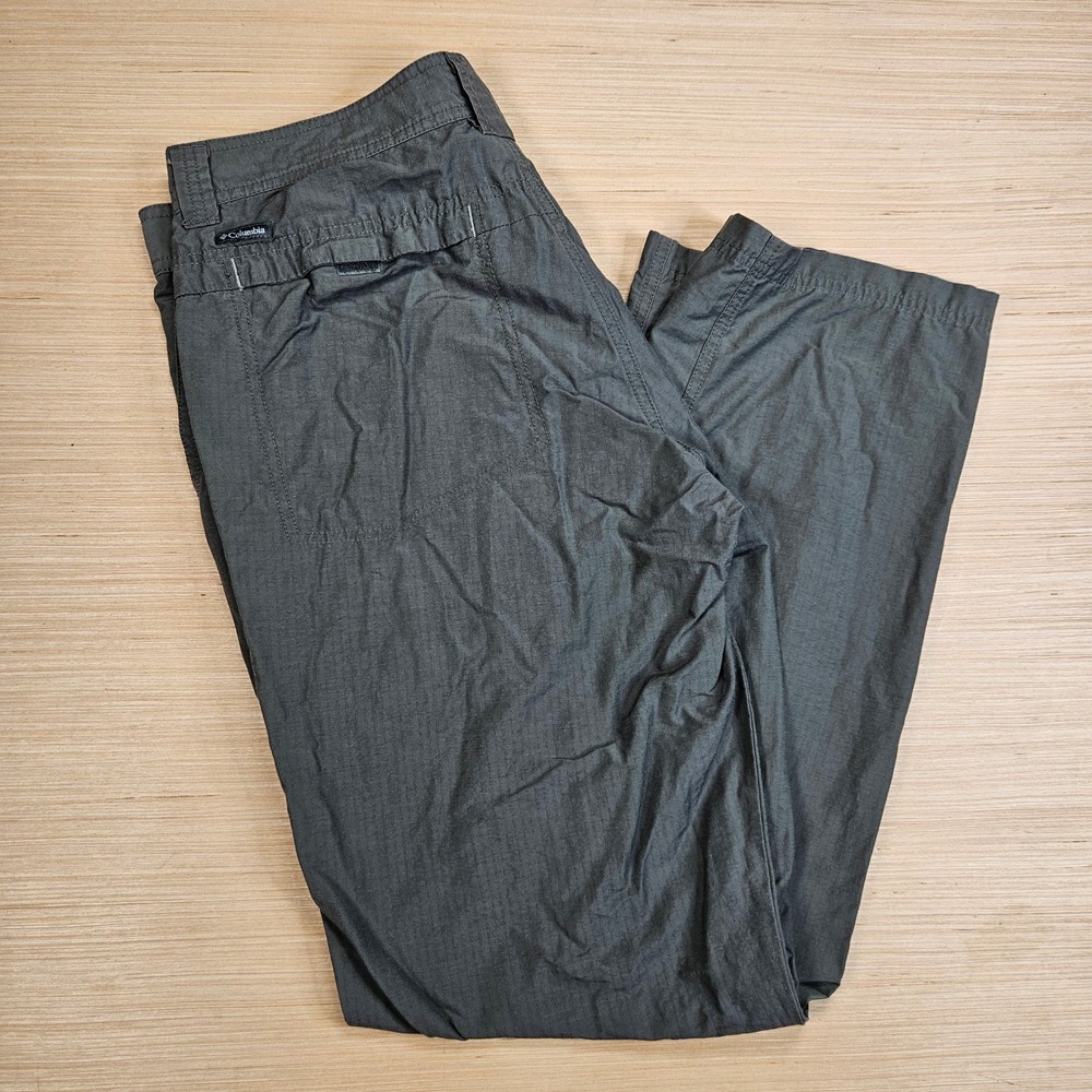 Columbia Twisted Cliff Ripstop Pants Mens 36x32 Gray‎ Cargo Hiking Trail XM8936